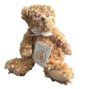 VTG Bukowski 1990 Sweden Lilla Tommy Golden Teddy Bear Plush New With Tags